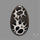 Black Septarian Fossil Cabochon