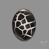 Black Septarian Fossil Cabochon