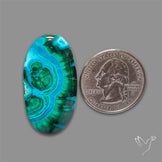 Chrysocolla Malachite Cabochon