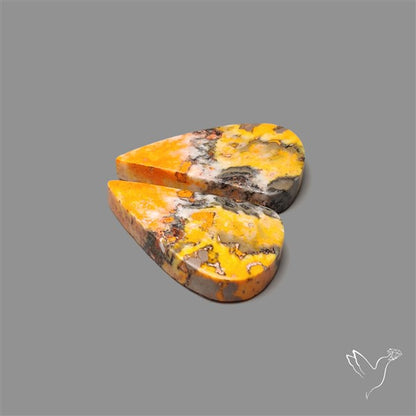 Bumble Bee Jasper Pair