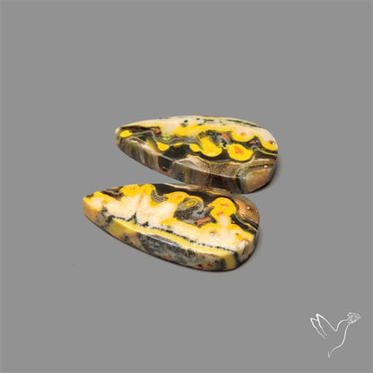 Bumble Bee Jasper Pair