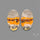 Bumble Bee Jasper Pair