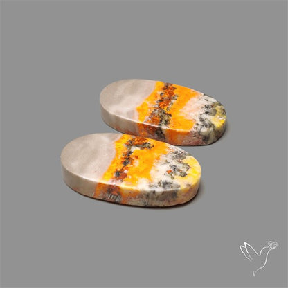 Bumble Bee Jasper Pair