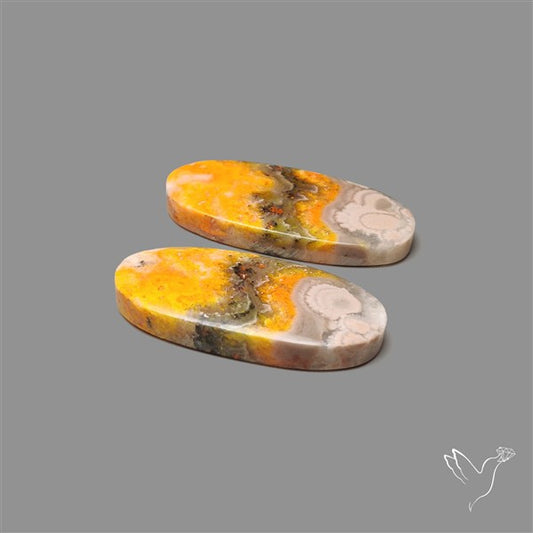 Bumble Bee Jasper Pair
