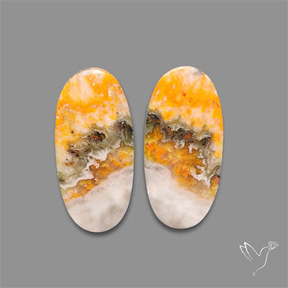 Bumble Bee Jasper Pair