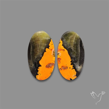 Bumble Bee Jasper Pair