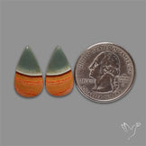 Polychrome Picture Jasper Pair