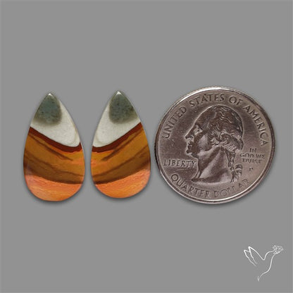Polychrome Picture Jasper Pair