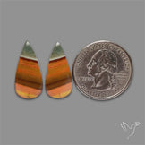 Polychrome Picture Jasper Pair