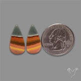 Polychrome Picture Jasper Pair
