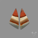 Polychrome Picture Jasper Pair