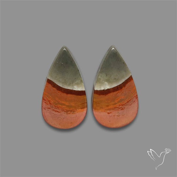 Polychrome Picture Jasper Pair