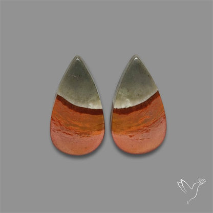 Polychrome Picture Jasper Pair