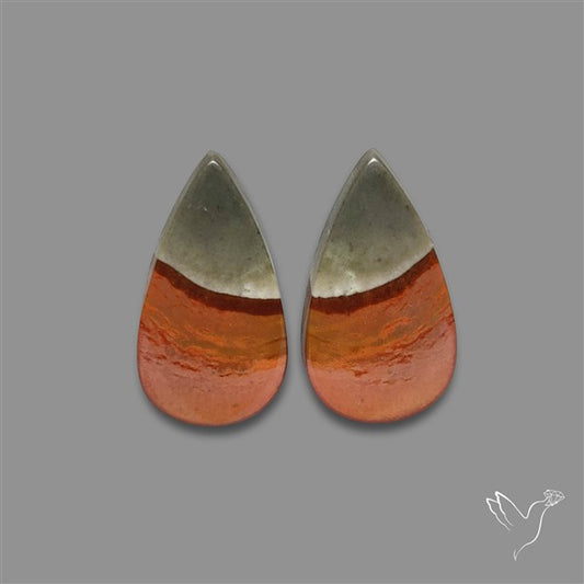 Polychrome Picture Jasper Pair