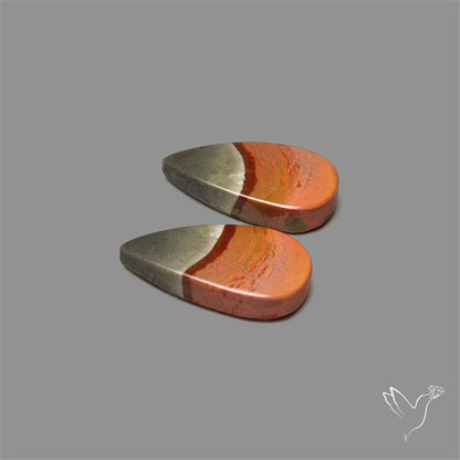 Polychrome Picture Jasper Pair