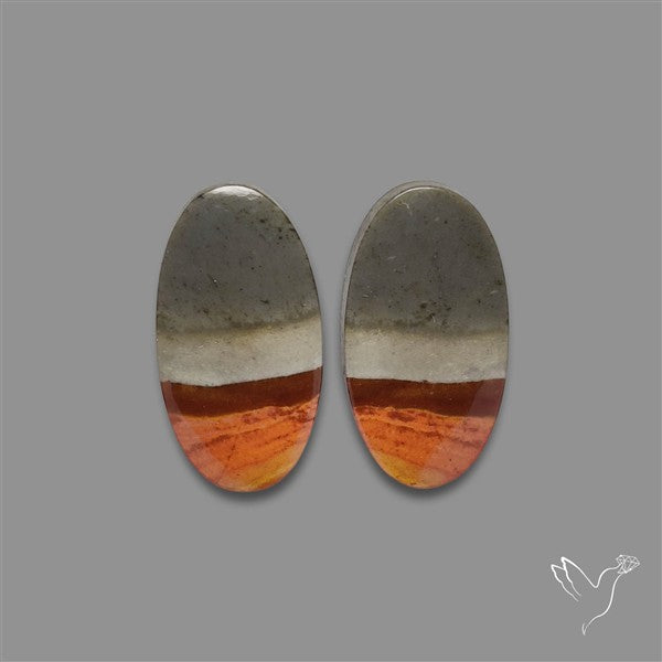 Polychrome Picture Jasper Pair