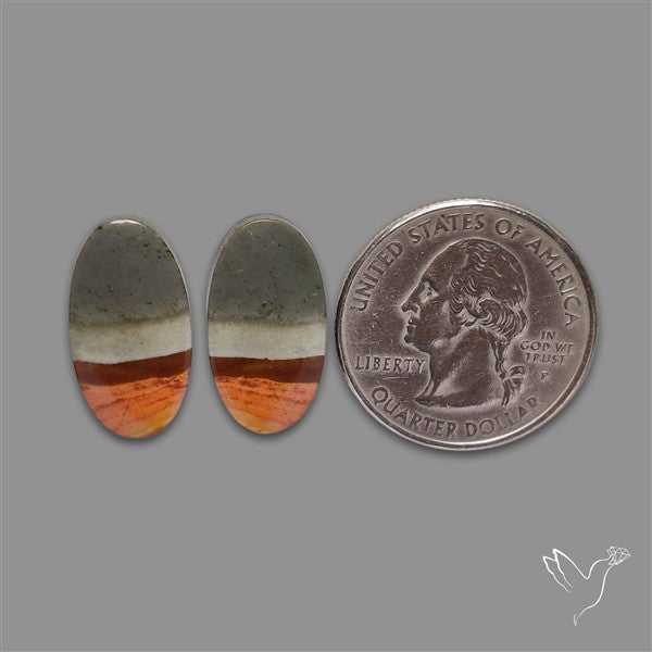 Polychrome Picture Jasper Pair