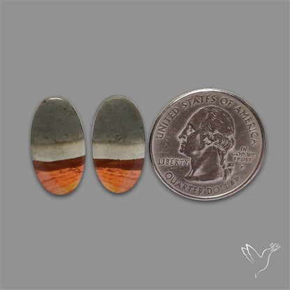 Polychrome Picture Jasper Pair