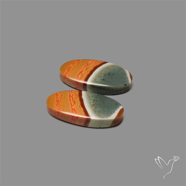 Polychrome Picture Jasper Pair