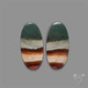 Polychrome Picture Jasper Pair
