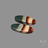 Polychrome Picture Jasper Pair