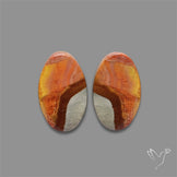 Polychrome Picture Jasper Pair