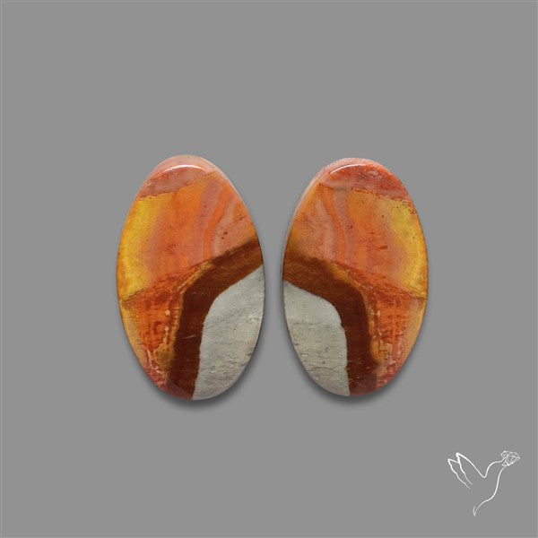 Polychrome Picture Jasper Pair