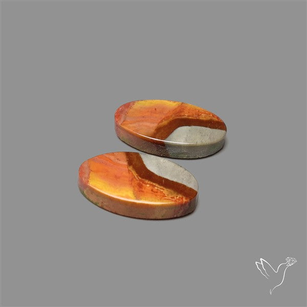 Polychrome Picture Jasper Pair