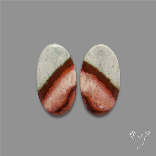 Polychrome Picture Jasper Pair