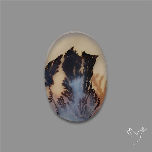 Scenic Agate Cabochon