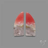 Peruvian Pink Opal Pair Bicolor