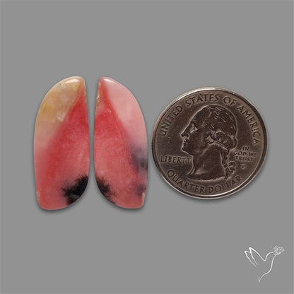 Peruvian Pink Opal Pair