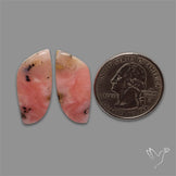 Peruvian Pink Opal Pair