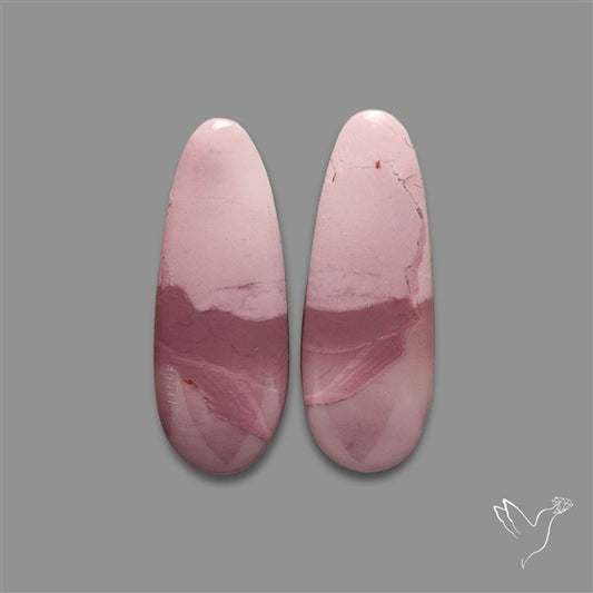 Hyacinth Jasper Cabochons Pair