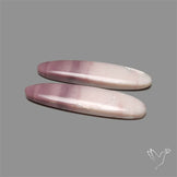 Hyacinth Jasper Cabochons Pair