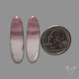 Hyacinth Jasper Cabochons Pair