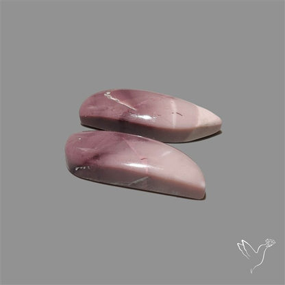 Hyacinth Jasper Cabochons Pair