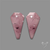 Hyacinth Jasper Cabochons Pair