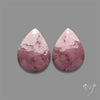 Hyacinth Jasper Cabochons Pair