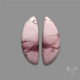 Hyacinth Jasper Cabochons Pair