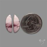 Hyacinth Jasper Cabochons Pair