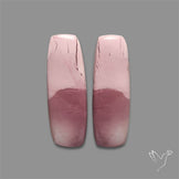 Hyacinth Jasper Cabochons Pair