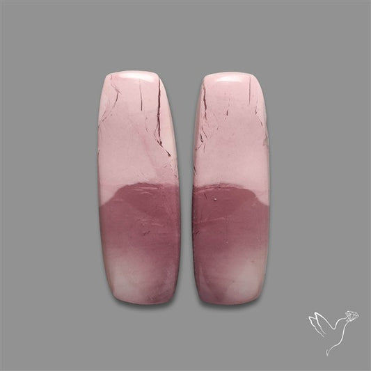 Hyacinth Jasper Cabochons Pair
