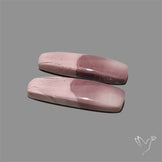 Hyacinth Jasper Cabochons Pair