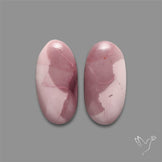 Hyacinth Jasper Cabochons Pair