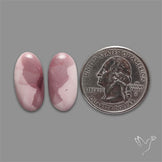 Hyacinth Jasper Cabochons Pair