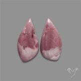 Hyacinth Jasper Cabochons Pair