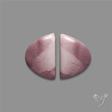 Hyacinth Jasper Cabochons Pair