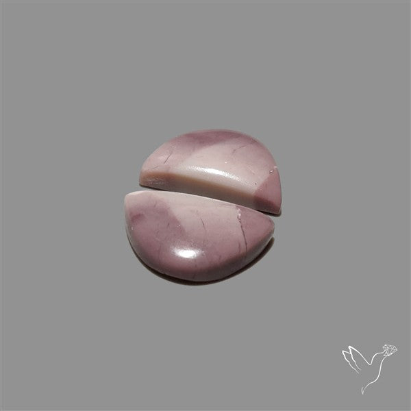 Hyacinth Jasper Cabochons Pair