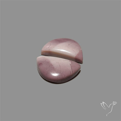 Hyacinth Jasper Cabochons Pair